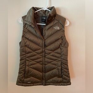 The North Face Taupe Puffer Vest - Size S